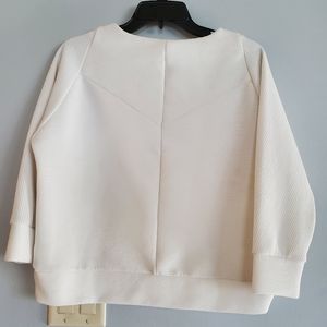 White pull over dressy top